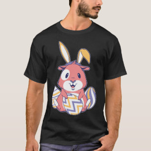 Cute Rabbit Love Animal Pet Heart Easter Eggs East T-Shirt