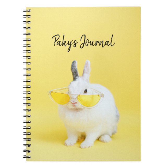 Cute Rabbit Notebook (Front)