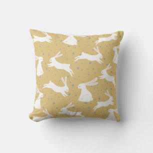 Cute Rabbit Pattern Design Cushion