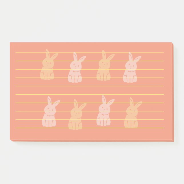 Cute Rabbit Post-it Notes (Front)