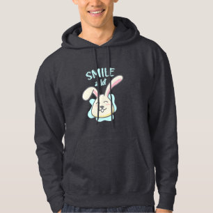 Cute Rabbit Smile A Lot Hoodie