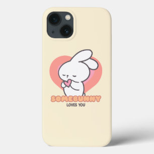 Cute Rabbit: Some Bunny Loves You iPhone 13 Case