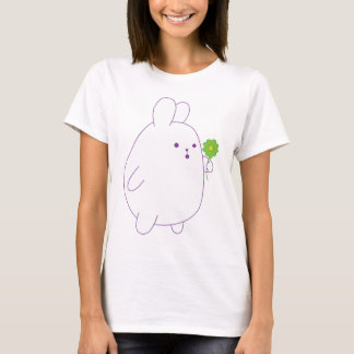 cute rabbit with flower T-Shirt