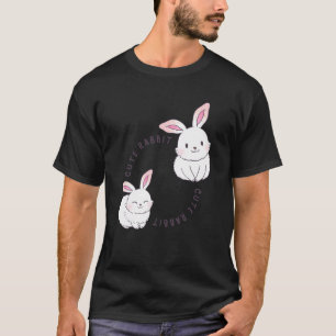 Cute Rabbits Funny Unisex Design for Men Women Kid T-Shirt