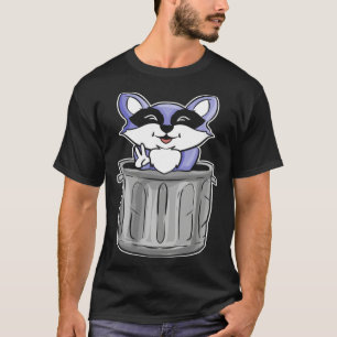 Cute raccoon animal friend  with raccoon T-Shirt