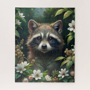 Cute Raccoon Jigsaw Puzzle