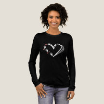 Cute Raccoon Paw Print Heart for raccoon lovers