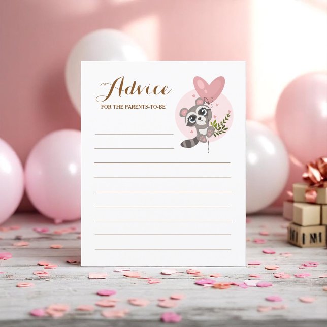  Cute Racoon Baby Shower Game Advice For Parents (Cute Raccoon Baby Shower Game Advice For Parents)