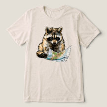 Cute Racoon Navigation Map