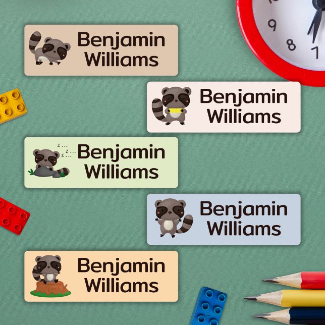 Cute Racoon School Daycare Camp Name (Creator Uploaded)