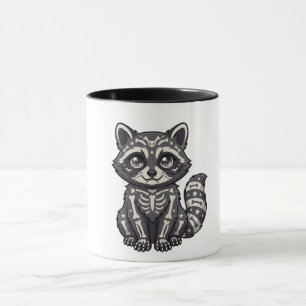 Cute Racoon Witch Hat Halloween Coffee Mug
