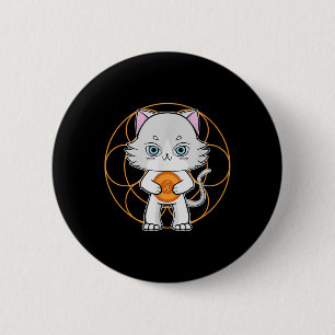 Cute Ragdoll Cat Anime Feline Leukaemia Awareness 6 Cm Round Badge