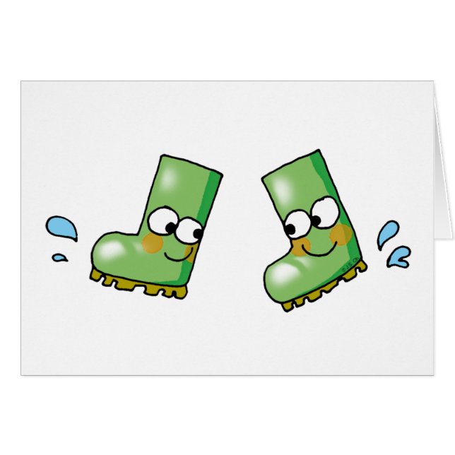 cute rain boots (Front Horizontal)