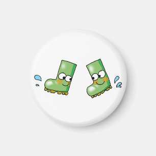 cute rain boots magnet