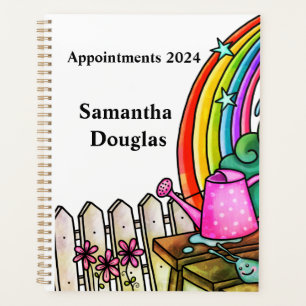 Cute Rainbow and Gardening Planner