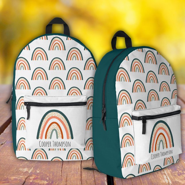 Cute Rainbow Boys  Printed Backpack (Creator Uploaded)