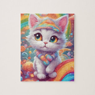 Cute Rainbow Cat Jigsaw Puzzle