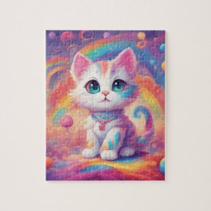 Cute Rainbow Cat Jigsaw Puzzle