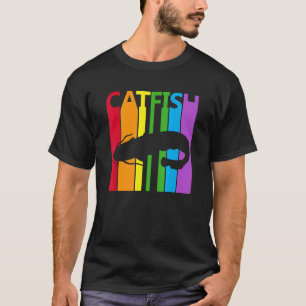 Cute Rainbow Catfish fish T-Shirt