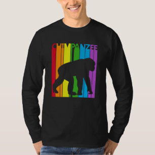 Cute Rainbow Chimpanzee animal T-Shirt