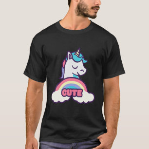 Cute Rainbow Cloud Unicorn T-Shirt