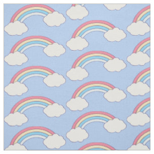 Cute Rainbow custom colour fabric