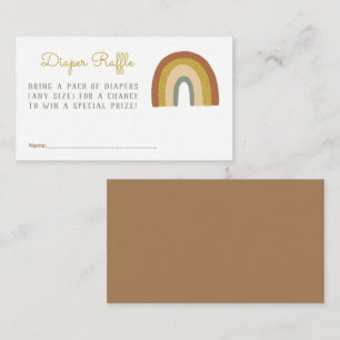 Cute rainbow Diaper Raffle Enclosure