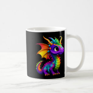 Cute Rainbow Dragon - Men Women Teens Kids Coffee Mug