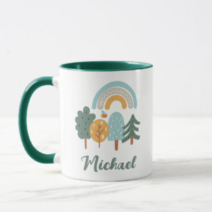Cute Rainbow Magic Forest Mug