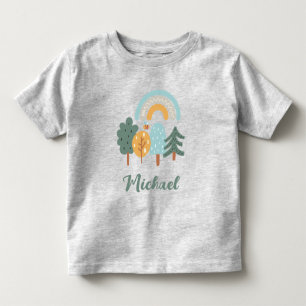 Cute Rainbow Magic Forest Toddler T-Shirt