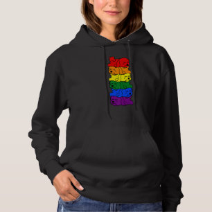 Cute Rainbow Maltese Gay Pride Lgbt Puppy Hoodie