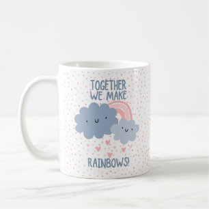 Cute Rainbow Mother's Day Gift from Toddler Coffee Mug