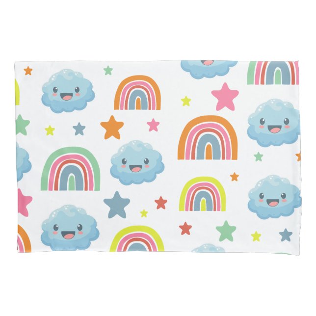 Cute Rainbow Pillowcase (Front)
