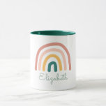 Cute Rainbow Pink Hand writting Mug<br><div class="desc">Cute Rainbow Pink Hand writting</div>