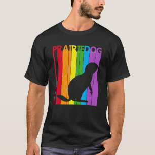 Cute Rainbow Prairie Dog Animal T-Shirt