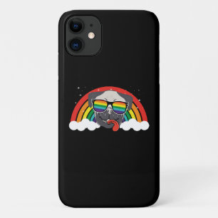 Cute Rainbow Pug iPhone 11 Case