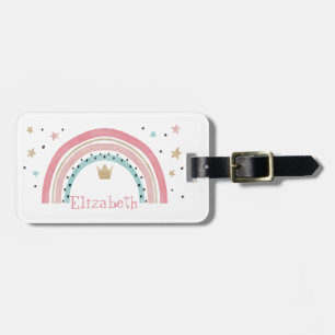 Cute Rainbow Stars Luggage Tag