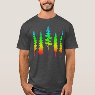 Cute rainbow trees T-Shirt