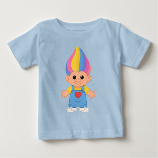 Cute Rainbow Troll Doll Baby T-Shirt