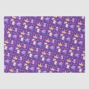 Cute rainbow unicorn Balloon heart kids Birthday Tissue Paper