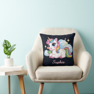 Cute Rainbow Unicorn Cushion