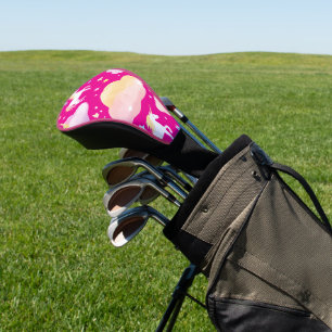 Cute rainbow unicorn magical girly birthday kids golf head cover