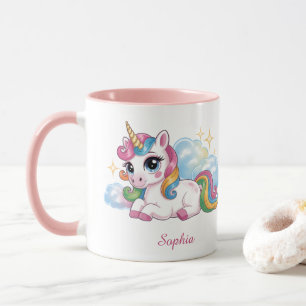 Cute Rainbow Unicorn Mug
