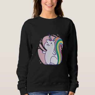 Cute rainbow unicorn squirrel sweatshirt