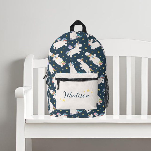 Cute Rainbow Unicorns and Stars Backpack (Creator Uploaded)