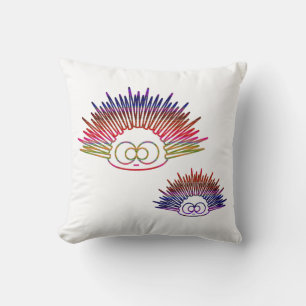 Cute Rainbow Urchins Cushion