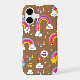 cute rainbows pattern