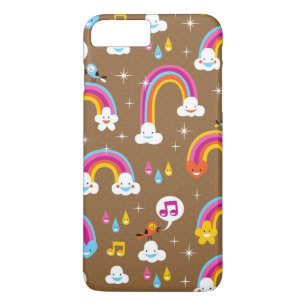 cute rainbows pattern iPhone 8 plus/7 plus case