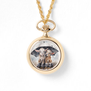 Cute Rainy Day Goats  Watch