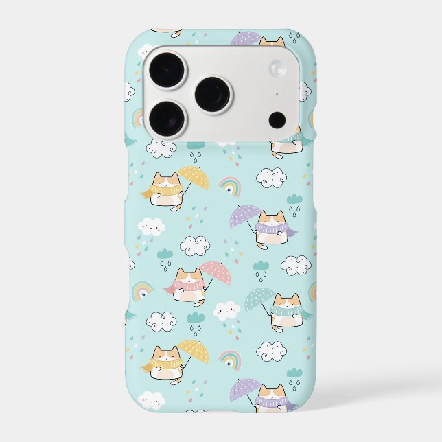 Cute Rainy Day Pattern  (Back)